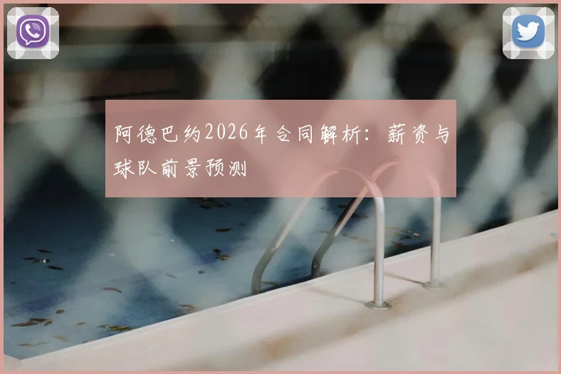阿德巴约2026年合同解析:薪资与球队前景预测